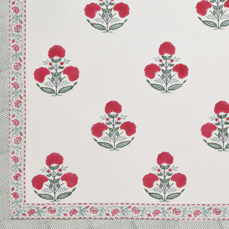 INDIAN DESIGN BEDSHEET, Hand Block Print Bedsheet with 2 Pillow Cover Bedroom Home Decor Flower Bedsheet Cotton Double For Cotton Bedsheet