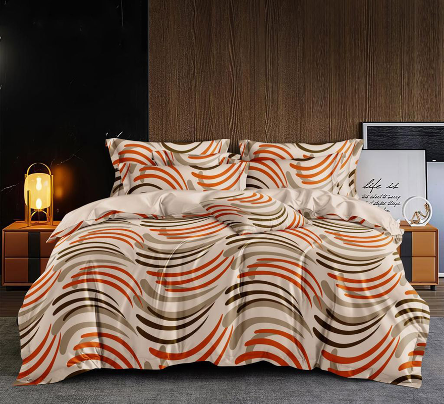 UPNEJA V HANDLOOM Ferrari Polycotton Printed Flat Double Bedsheet with two pillow cover ( 90"X100") Pack of 2